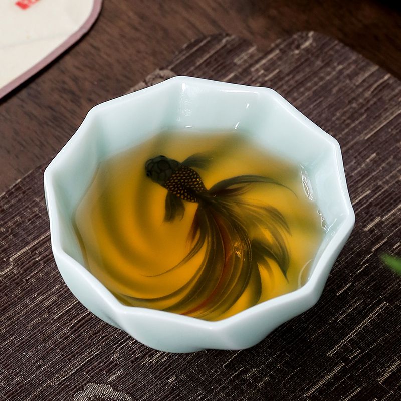Cangkir Teh Celadon Kreatif Bu - Coffee Tea Set Up ulasan dan harga