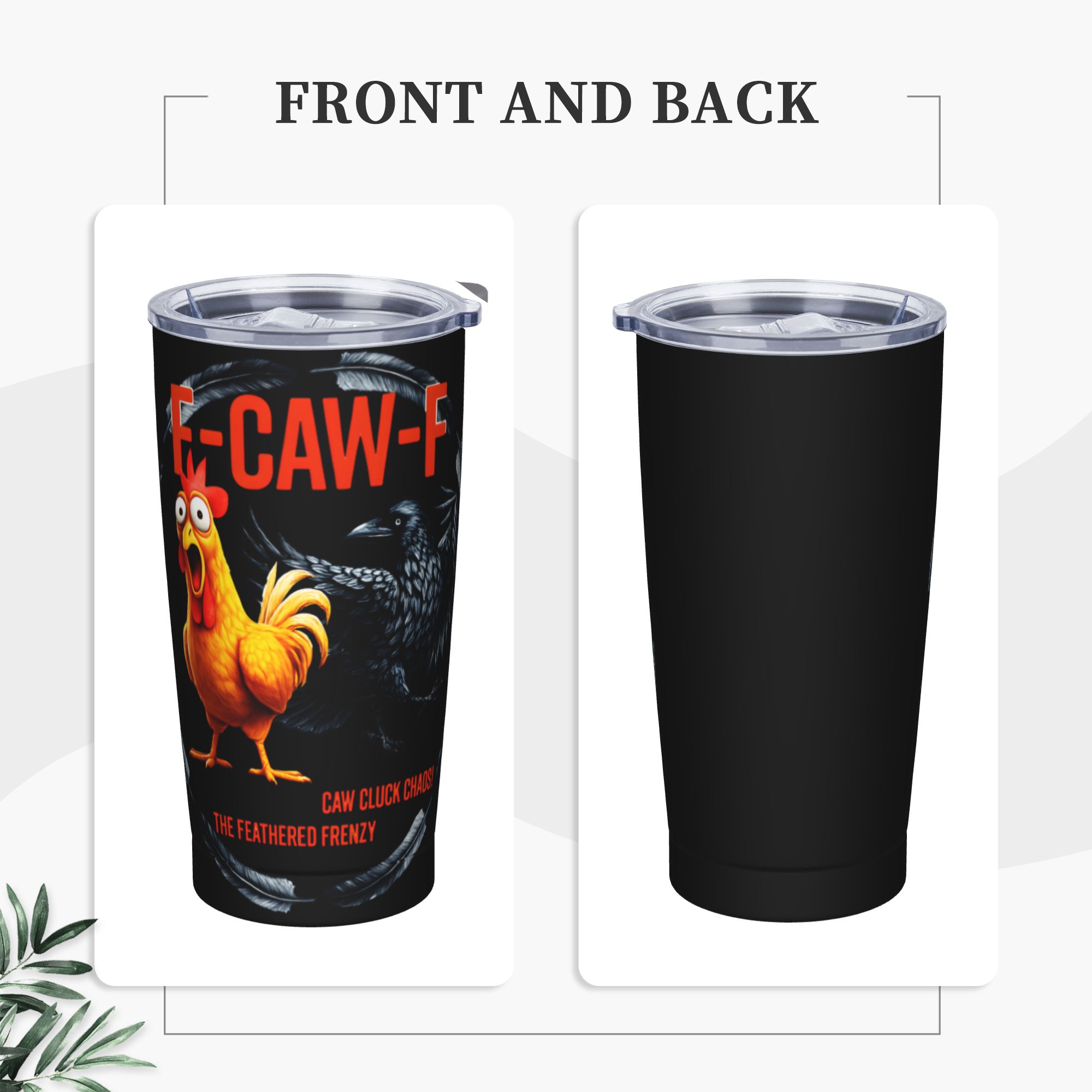 Tumbler Terisolasi F-Caw-F Chi - Double Wall Mug ulasan dan harga