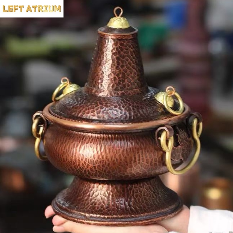 Wadah Serbaguna Tembaga Murni  - Coffee Tea Leaf ulasan dan harga