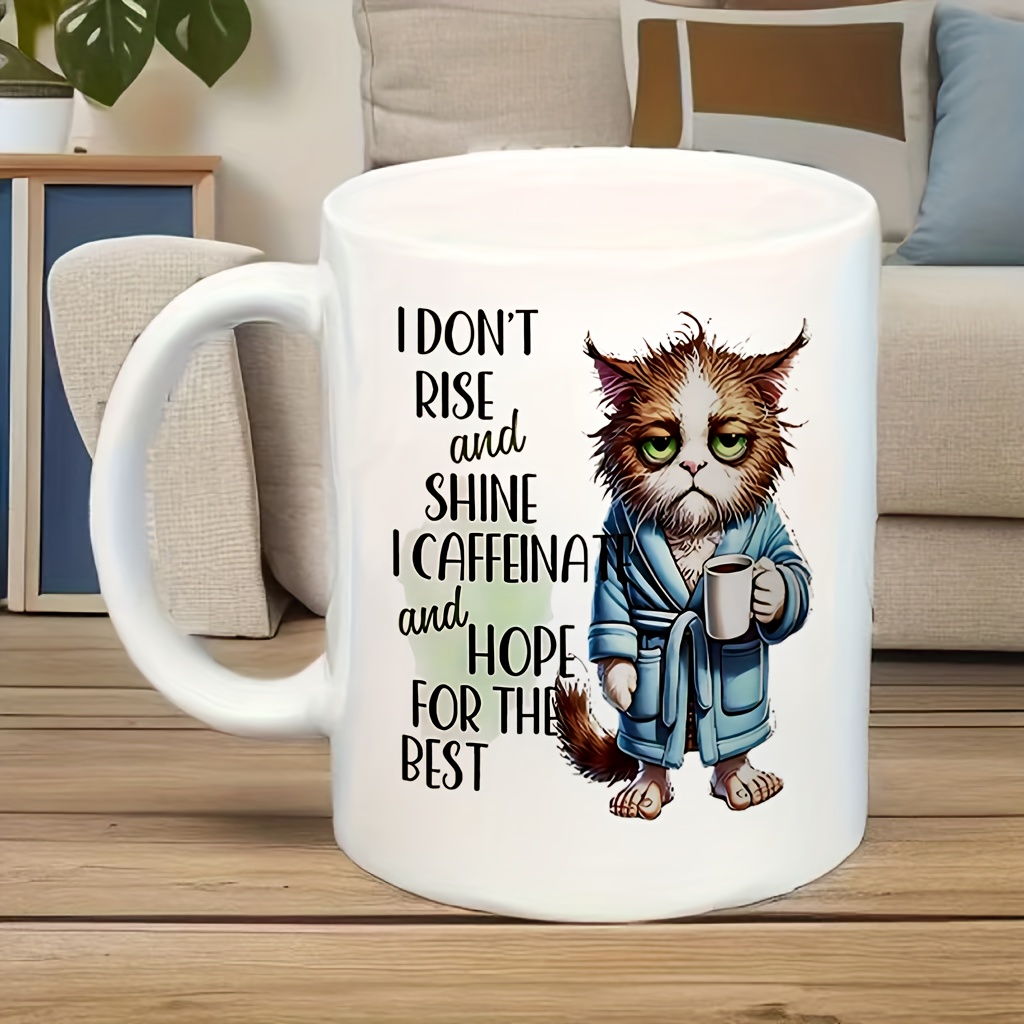 Mug Kucing Lucu dengan Kutipan - Coffee And Tea Quotes Funny ulasan dan harga
