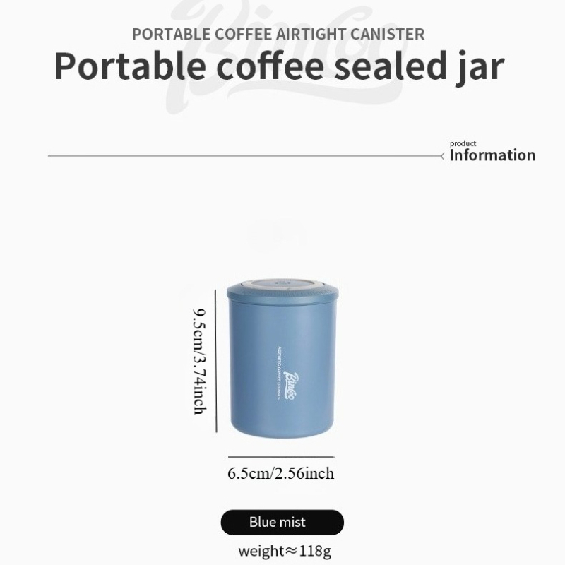 Toples Kopi Kedap Udara Bincoo - Coffee Tea Containers ulasan dan harga
