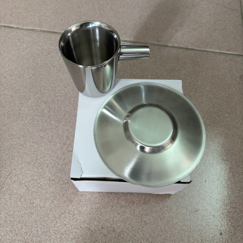 2 Pak Cangkir Kopi Stainless S - Double Wall Mug ulasan dan harga