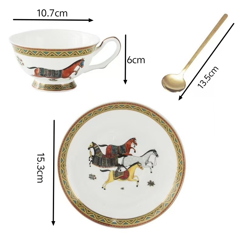 Set Cangkir dan Piring Teh Por - Coffee Tea Gift Set ulasan dan harga