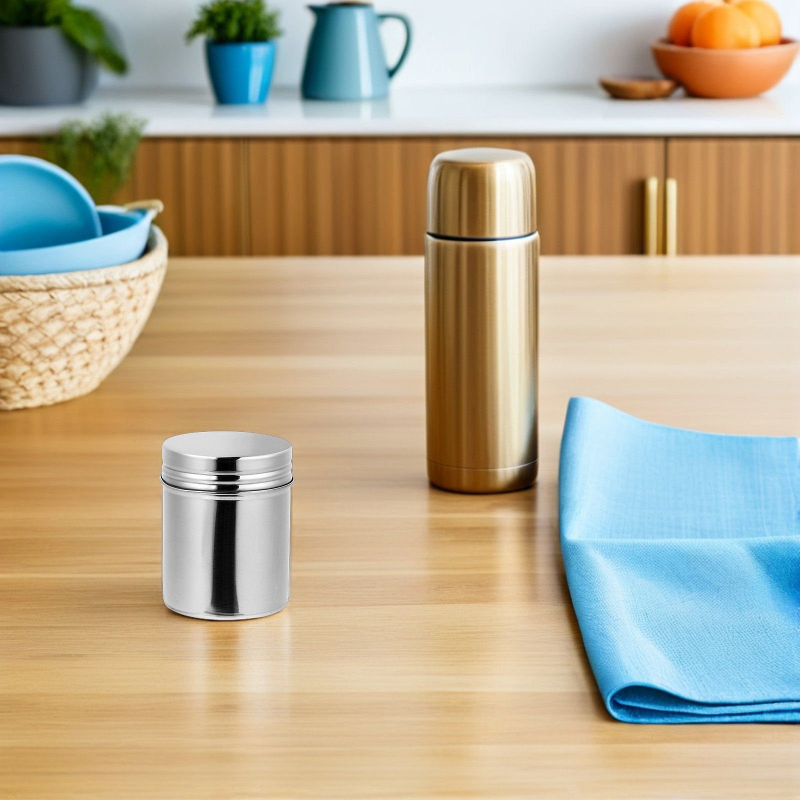 2 Buah Wadah Penyimpanan Makan - Coffee Tea Containers ulasan dan harga