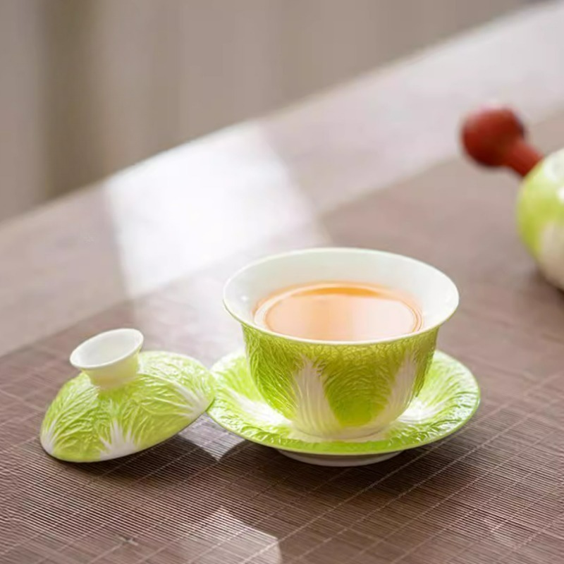 Set Teh Keramik Putih Gaya Bai - Coffee Tea Set Up ulasan dan harga
