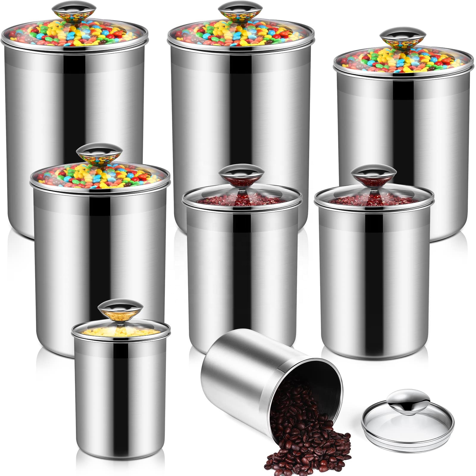 Set Wadah Penyimpanan Makanan  - Coffee Tea Containers ulasan dan harga
