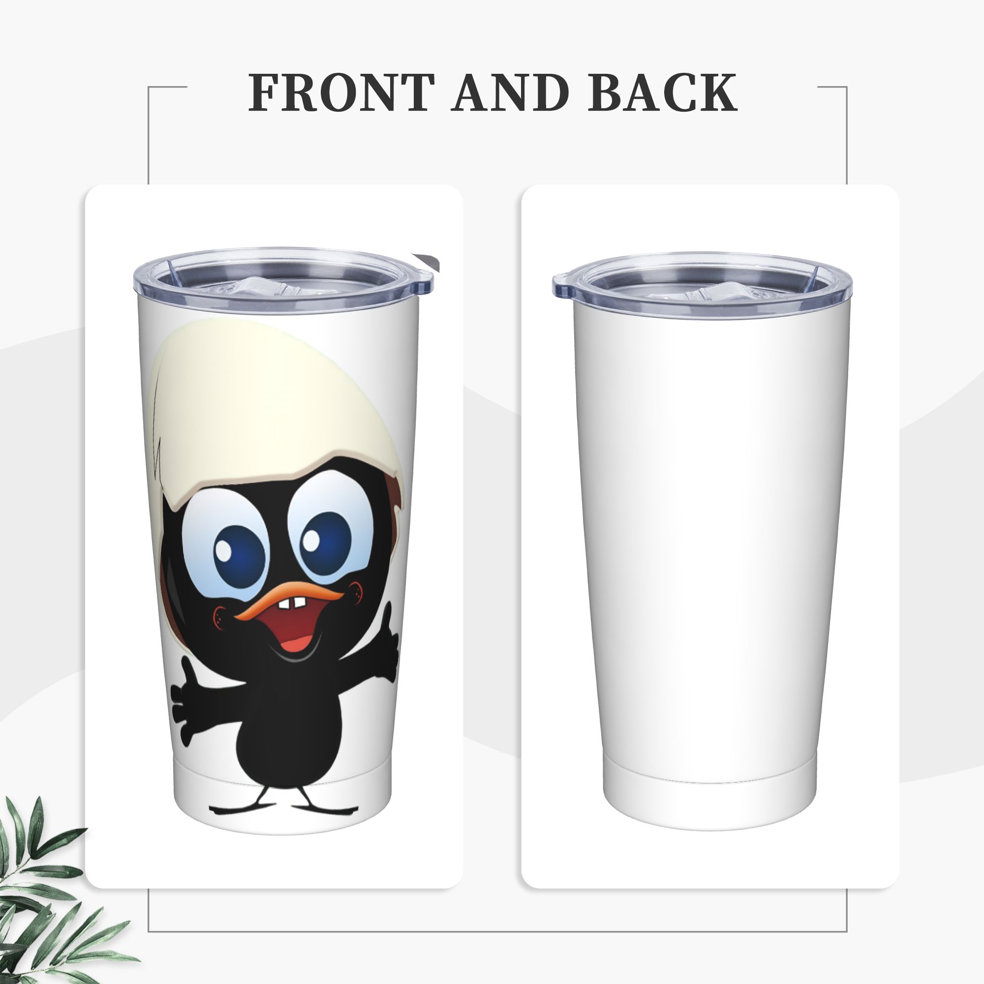 Tumbler Vakum Calimero Black C - Double Wall Mug ulasan dan harga