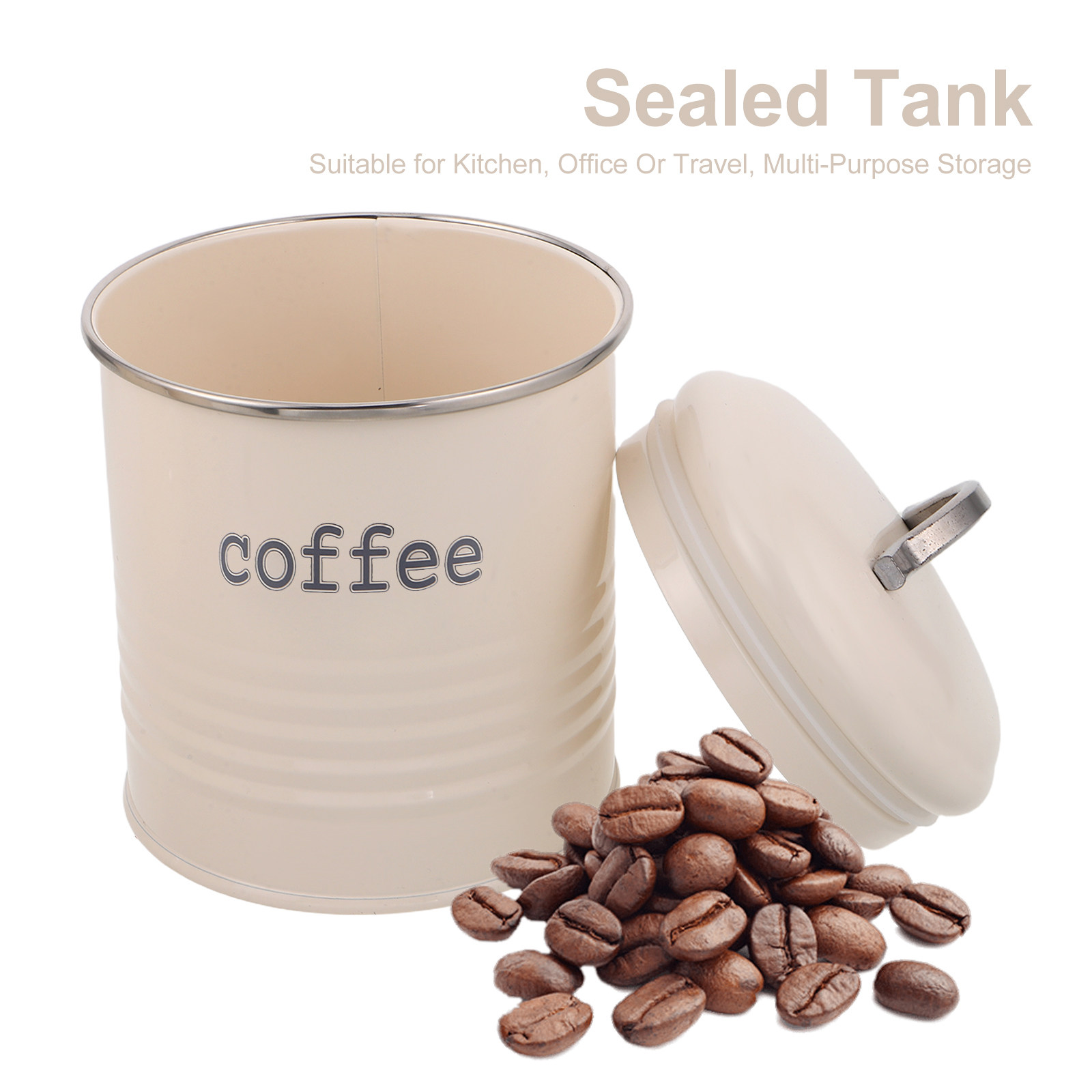 3Pcs Set Wadah Kopi Kedap Udar - Coffee Tea Containers ulasan dan harga