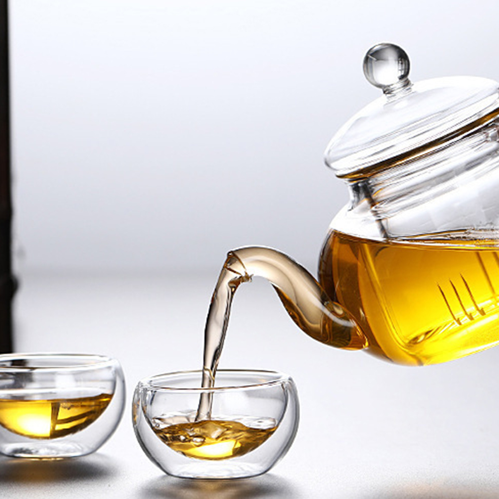 50ml 1/6pcs Glass Teapot Teawa - Coffee Tea Set Up ulasan dan harga